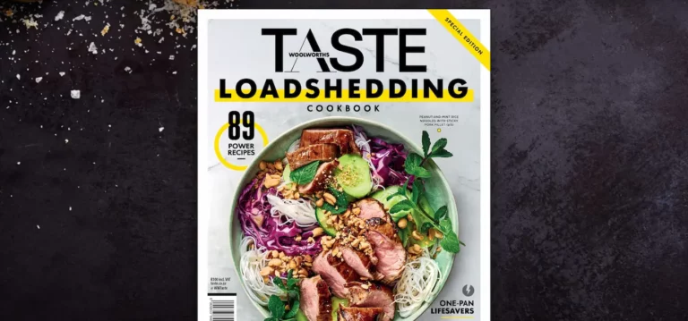 TASTE Loadshedding Cookbook cover